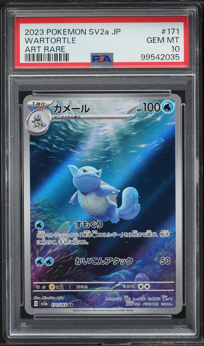 2023 Pokemon Japanese SV 151 Art Rare Wartortle #171 PSA 10 GEM MINT