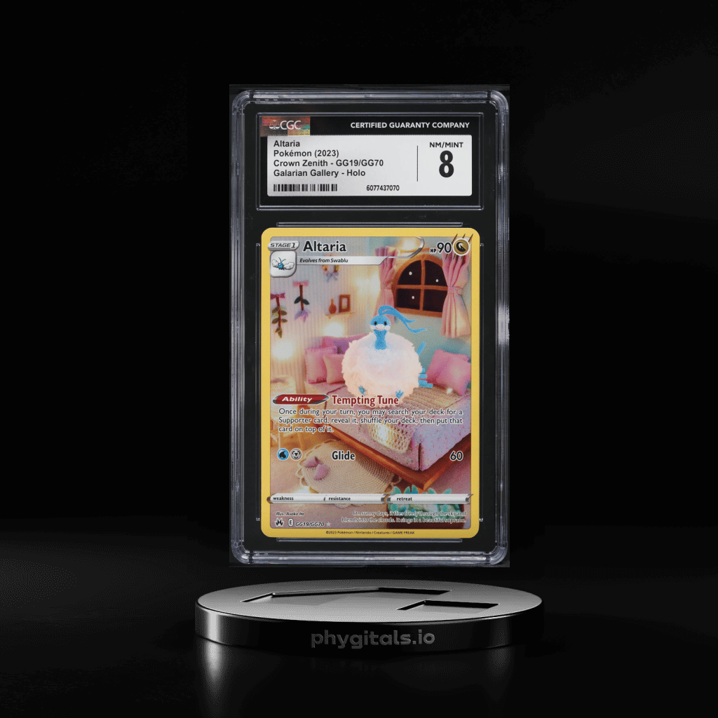 2023 Pokemon Sword & Shield Crown Zenith Full Art Altaria #GG19 CGC 8 NM-MT - Main Image