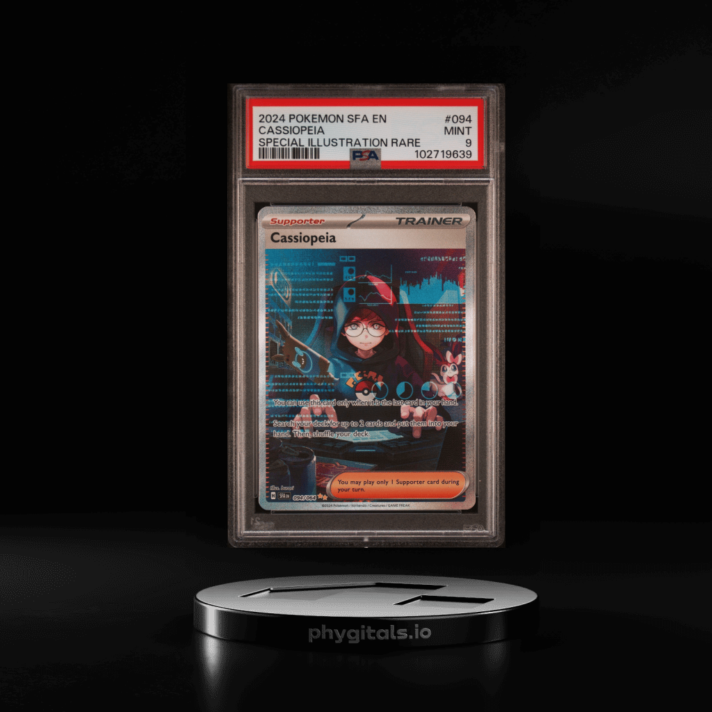 2024 POKEMON SFA EN-SHROUDED FABLE SPECIAL ILLUSTRATION RARE CASSIOPEIA PSA 9 - Main Image
