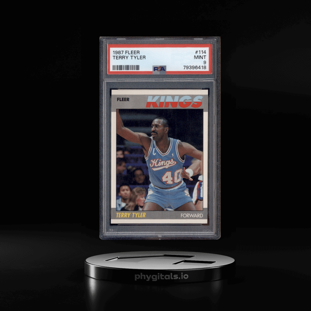 1987 Fleer #114 Terry Tyler PSA 9 - Main Image