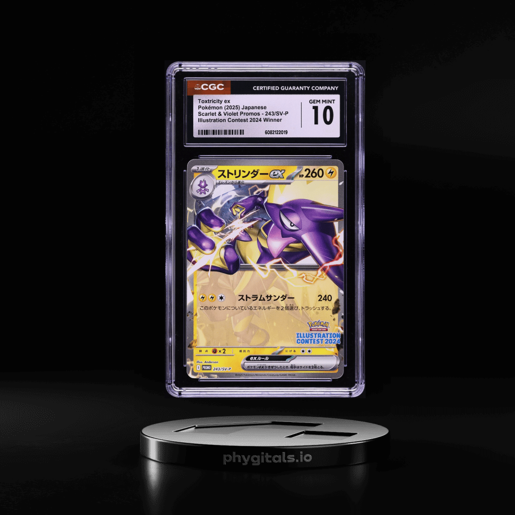 2025 Pokemon Japanese SV Illustration Contest Toxtricity ex #243 CGC 10 GEM MINT - Main Image