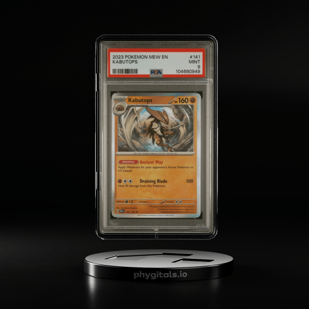 2023 POKEMON MEW EN-151 #141 KABUTOPS PSA 9 - Main Image