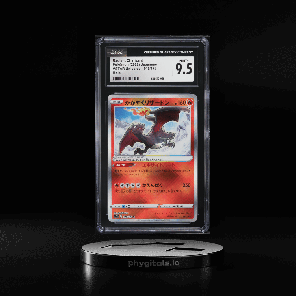 2022 Pokemon Japanese SWSH VSTAR Universe Radiant Charizard #15 CGC 9.5 MINT+ - Main Image