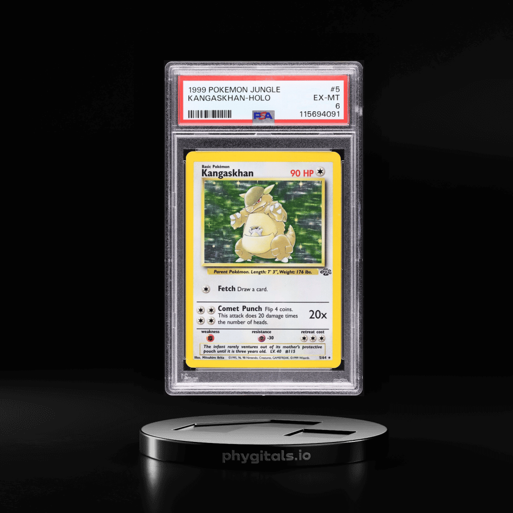 1999 Pokemon Jungle Holo Kangaskhan #5 PSA 6 EXMT - Main Image