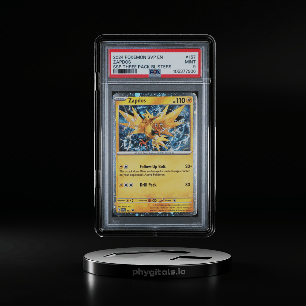 2024 POKEMON SVP EN-SV BLACK STAR PROMO #157 ZAPDOS PSA 9 - Main Image