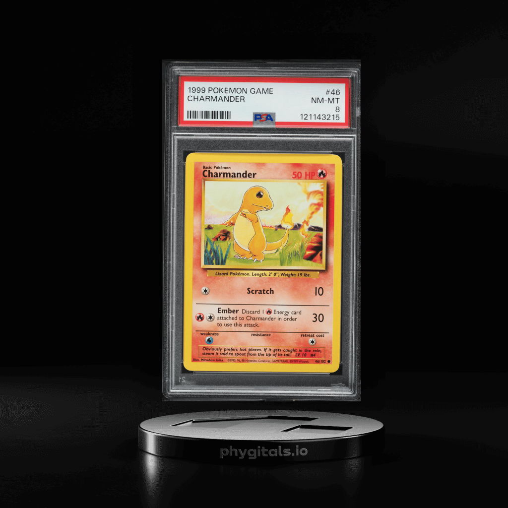 1999 Pokemon Base Set Charmander #46 PSA 8 NM-MT - Main Image