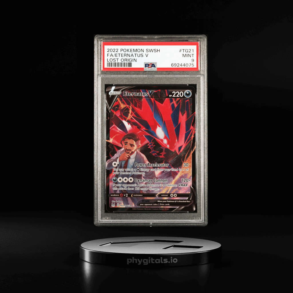2022 POKEMON SWORD & SHIELD LOST ORIGIN #TG21 FULL ART/ETERNATUS V PSA 9 - Main Image
