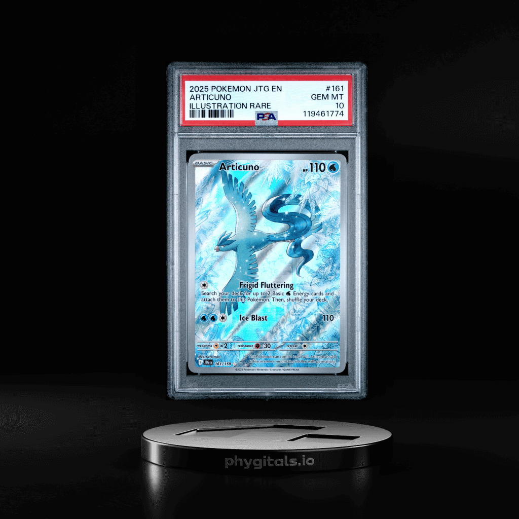2025 POKEMON JTG EN-JOURNEY TOGETHER ILLUSTRATION RARE #161 ARTICUNO PSA 10 - Main Image