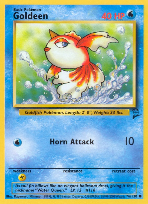 2000 Goldeen Base Set 2 #76