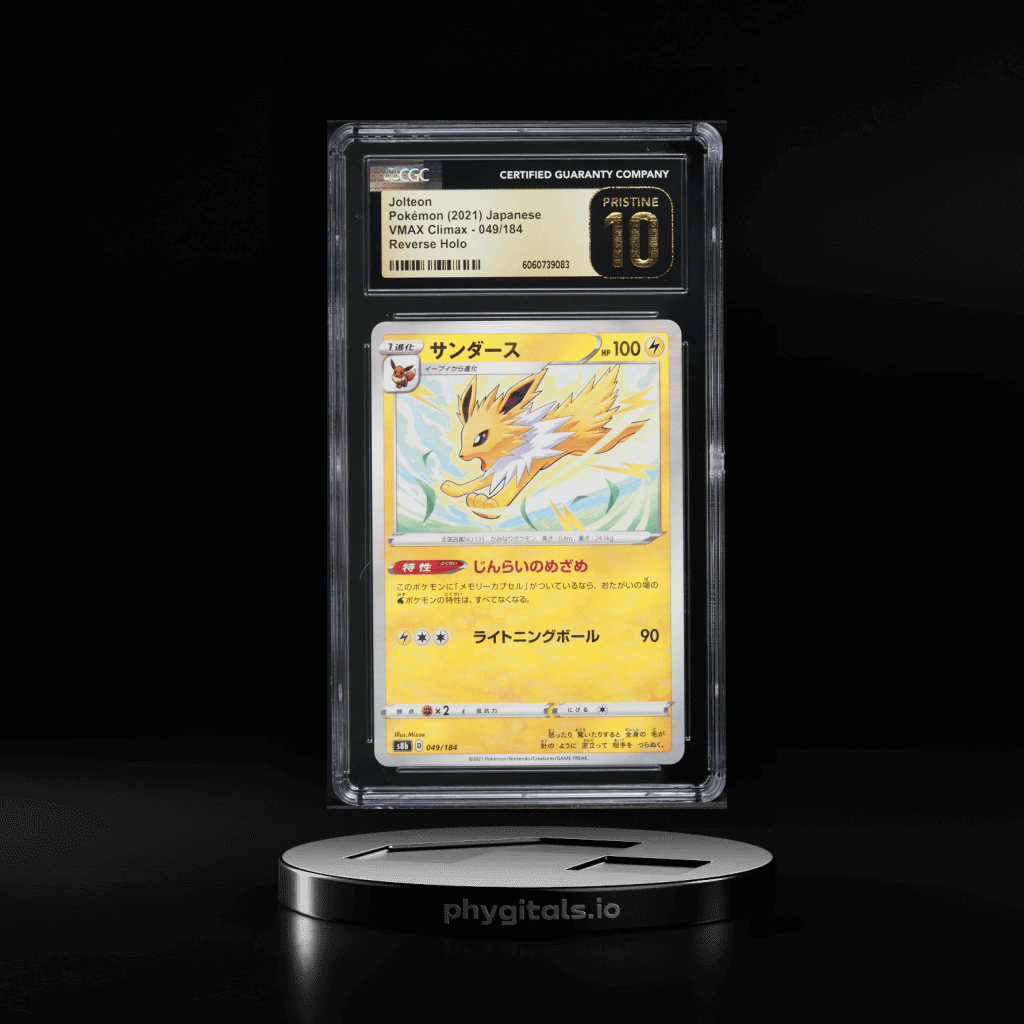2021 Pokemon Japanese SWSH VMAX Climax Reverse Holo Jolteon #49 CGC 10 PRISTINE - Main Image