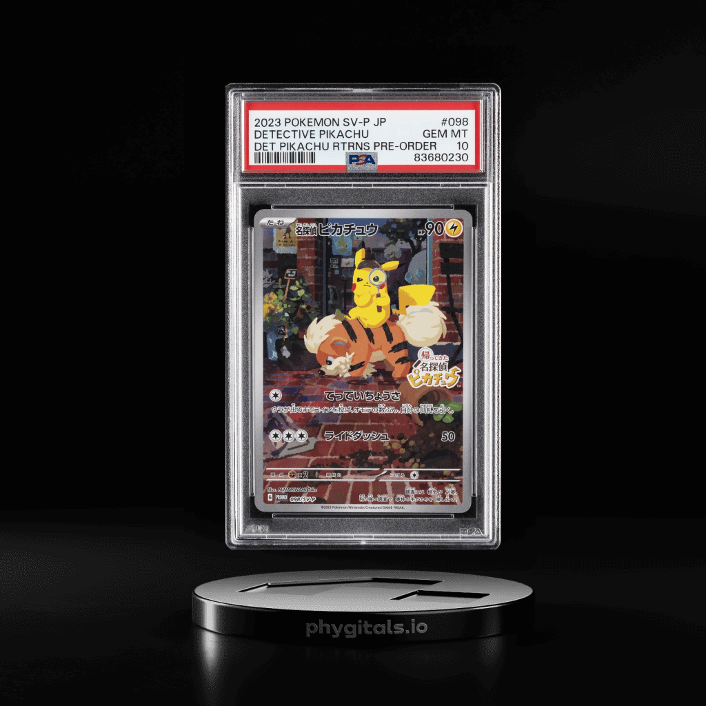 2023 POKEMON JPN SV-P PROMO #098 DETECTIVE PIKACHU PSA 10 - Main Image