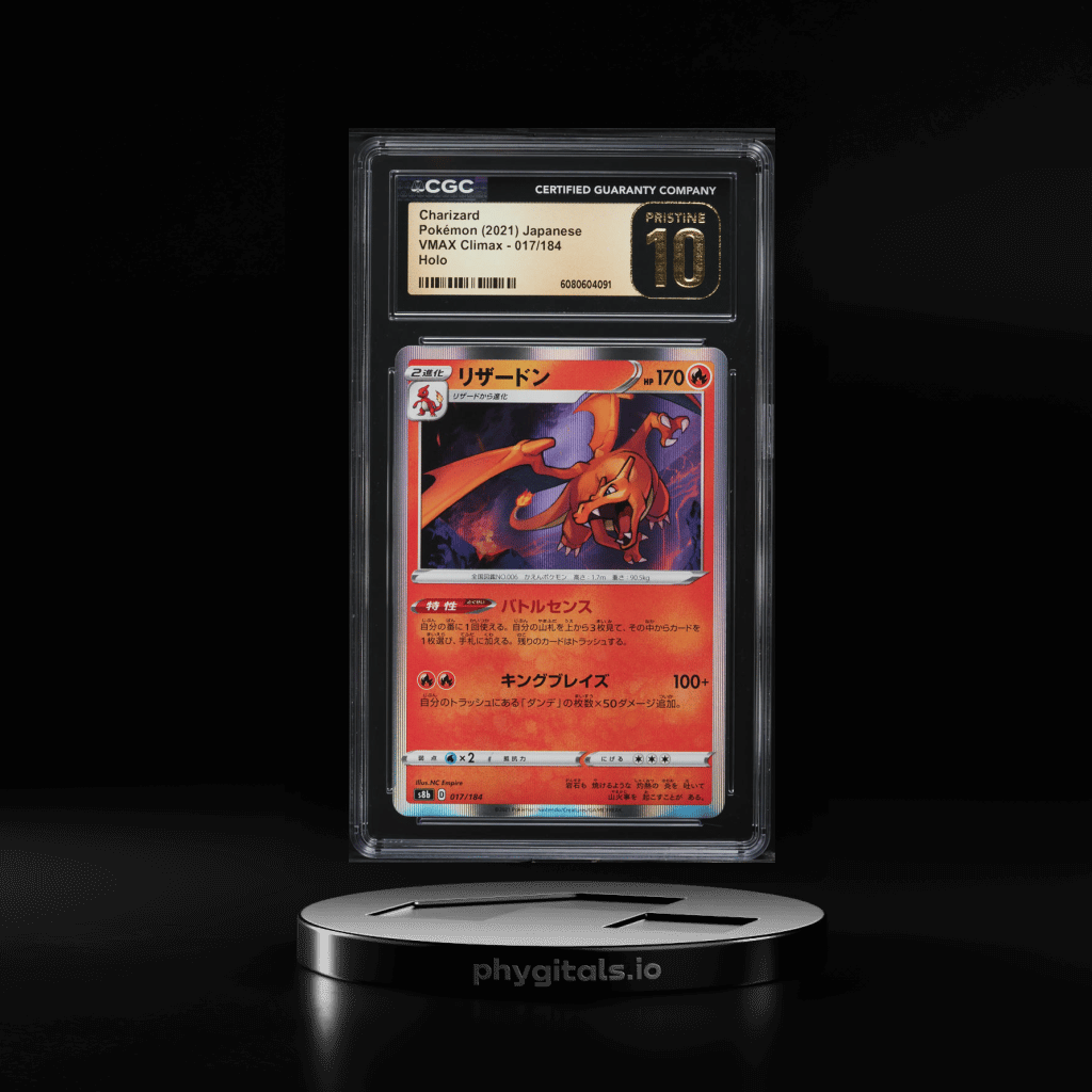 2021 Pokemon Japanese SWSH VMAX Climax Holo Charizard #17 CGC 10 PRISTINE - Main Image