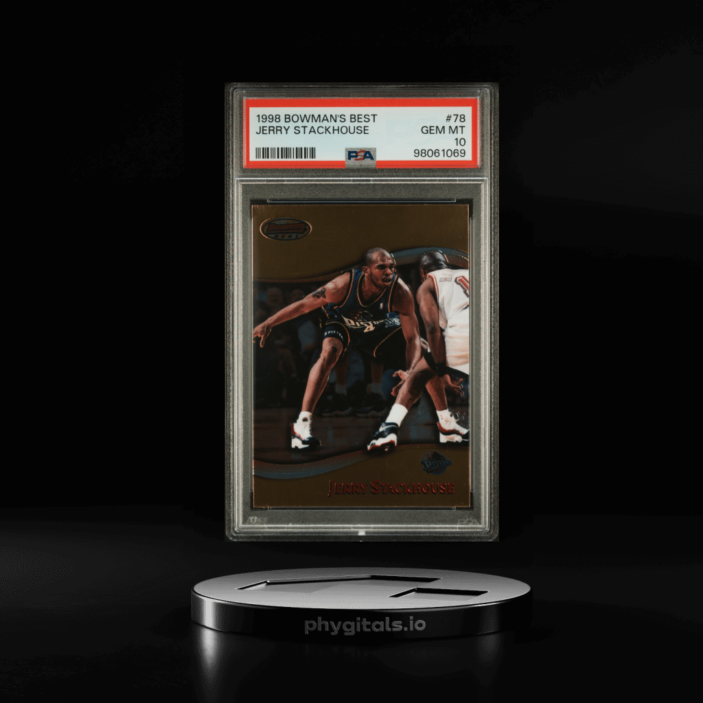 1998 BOWMAN'S BEST #78 JERRY STACKHOUSE PSA 10 - Main Image