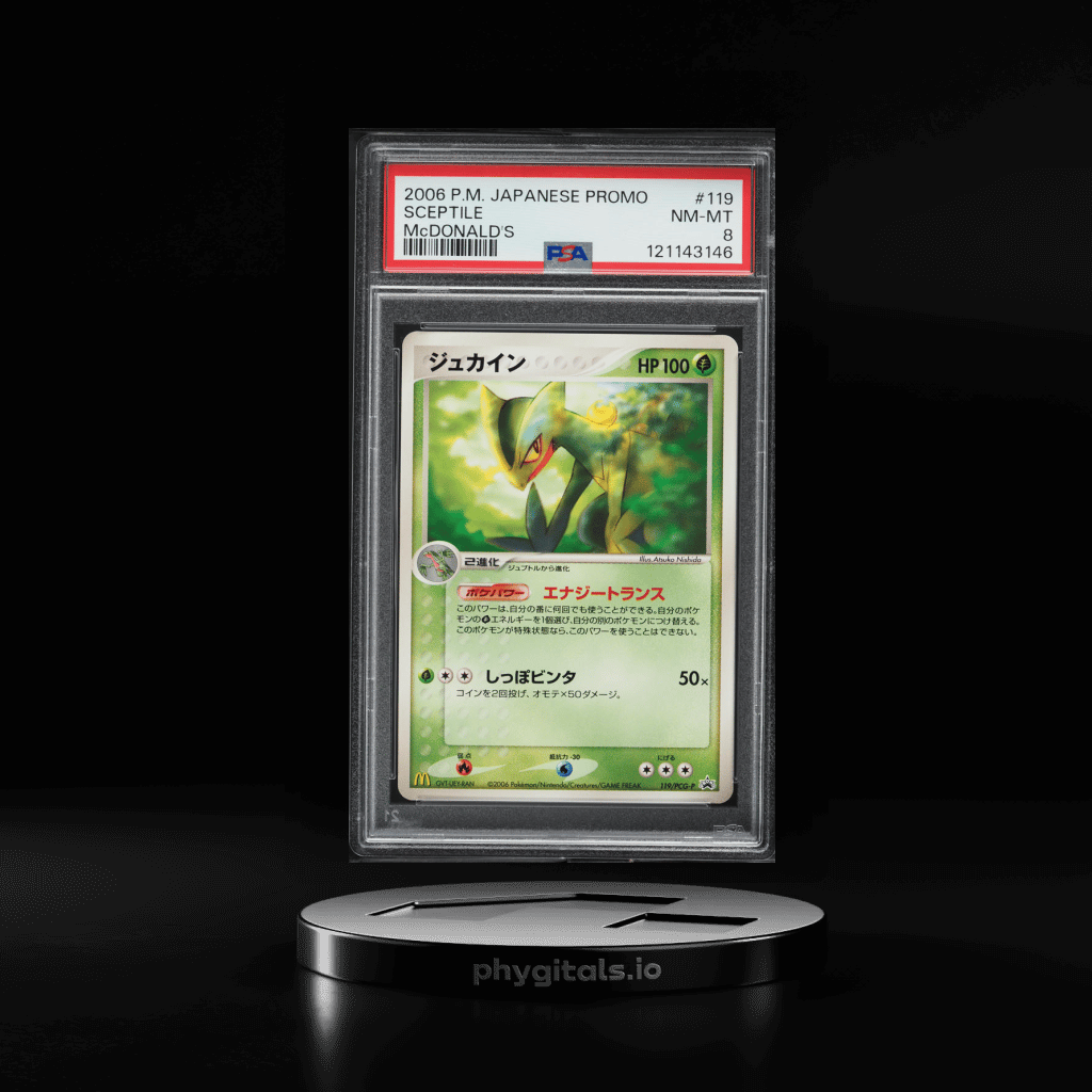 2006 Pokemon Japanese Promo McDonald's Holo Sceptile #119 PSA 8 NM-MT - Main Image