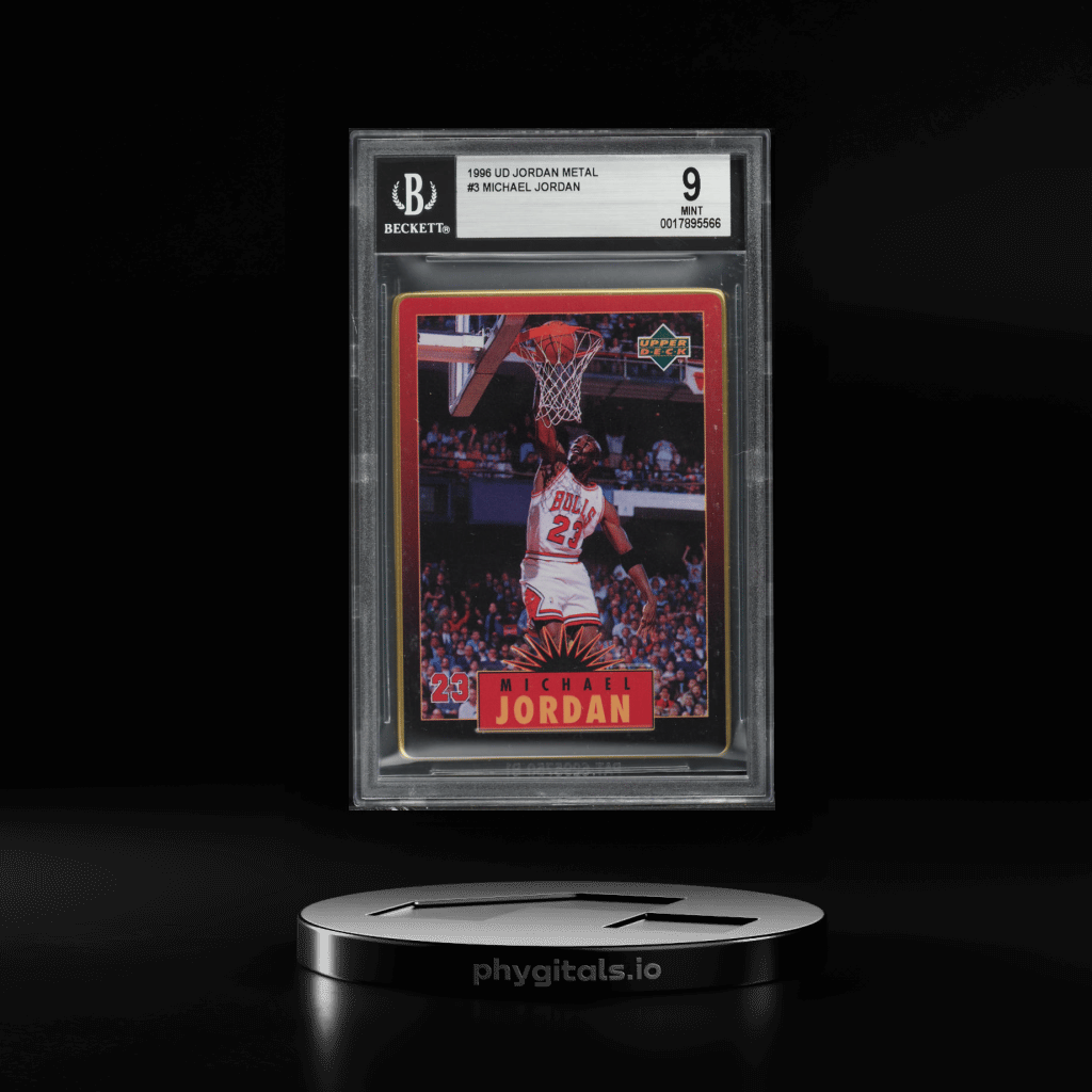 1996 Upper Deck Metal Michael Jordan #3 BGS 9 MINT - Main Image