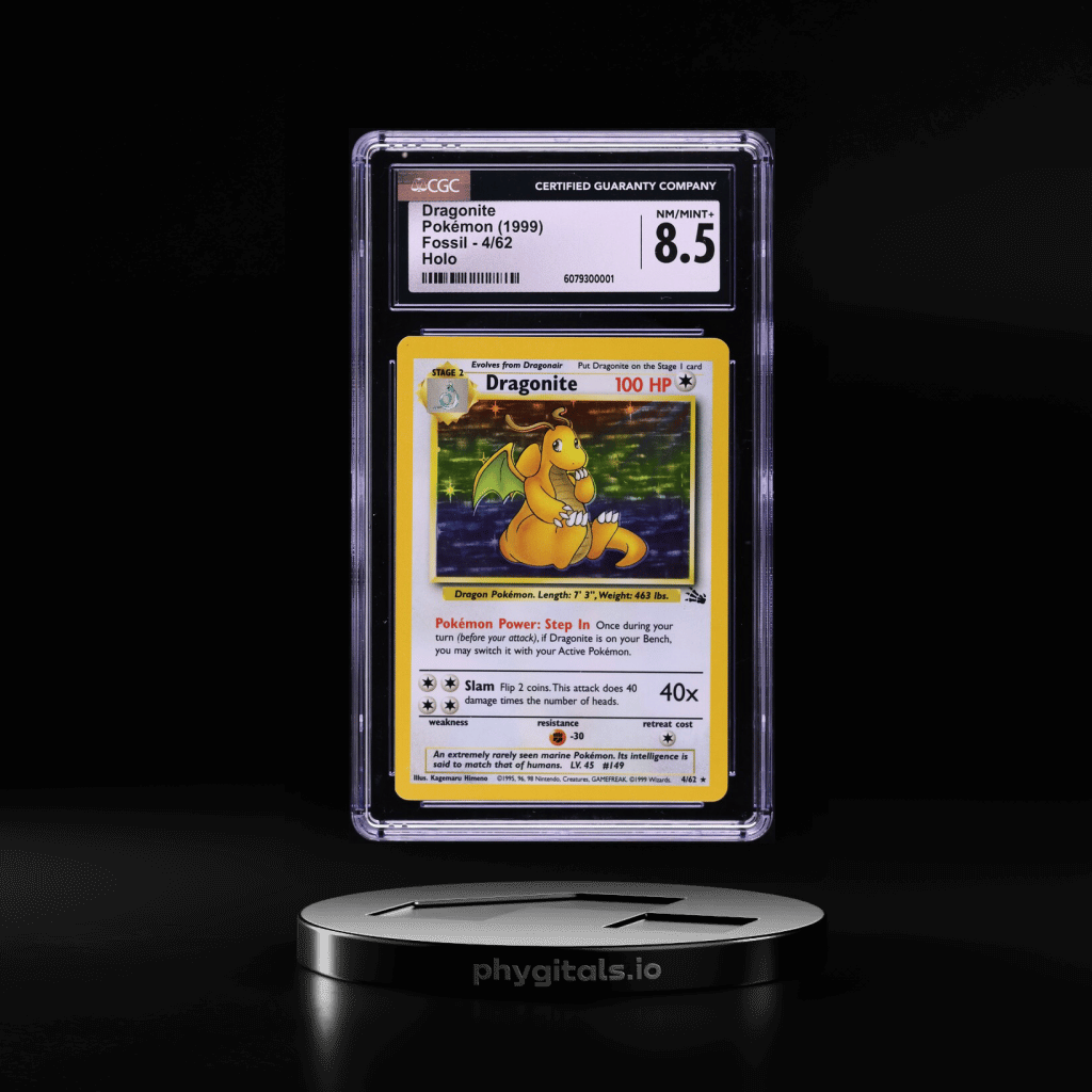 1999 Pokemon Fossil Holo Dragoni