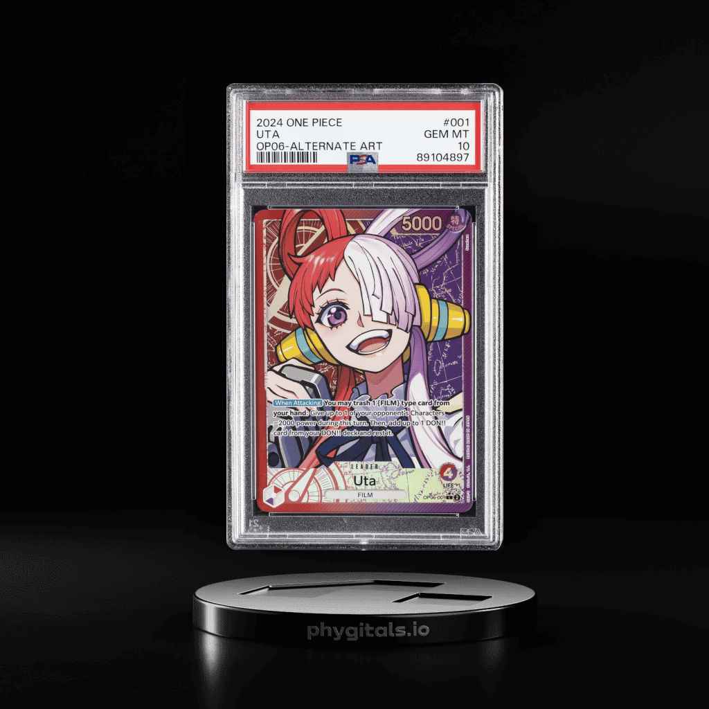 2024 ONE PIECE OP06-WINGS OF THE CAPTAIN ALTERNATE ART #001 UTA PSA 10 - Main Image