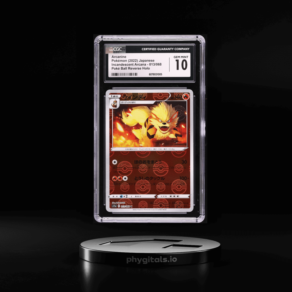 2022 Pokemon Japanese SV Incandescent Arcana Poke Ball Rev Holo Arcanine CGC 10 - Main Image