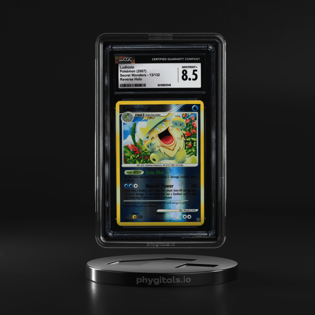 2007 Pokemon Diamond & Pearl Secret Wonders Reverse Holo Ludicolo #13 CGC 8.5 - Main Image