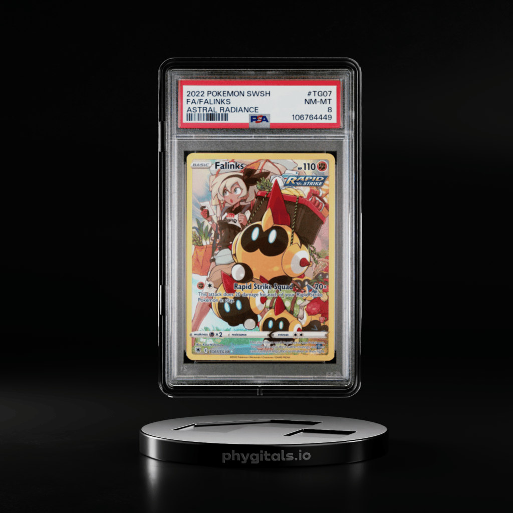 2022 POKEMON SWORD & SHIELD ASTRAL RADIANCE #TG07 FULL ART/FALINKS PSA 8 - Main Image