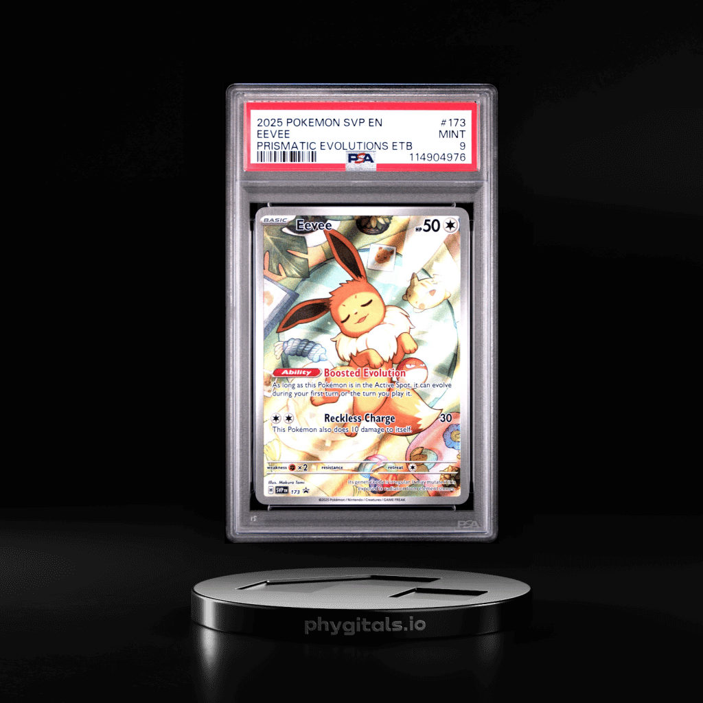 2025 POKEMON SVP EN-SV BLACK STAR PROMO #173 EEVEE PSA 9 - Main Image