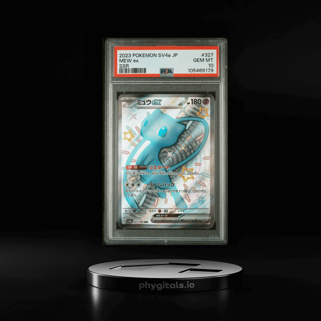 2023 POKEMON JPN SV4A-SHINY TREASURE EX SSR #327 MEW EX PSA 10 - Main Image