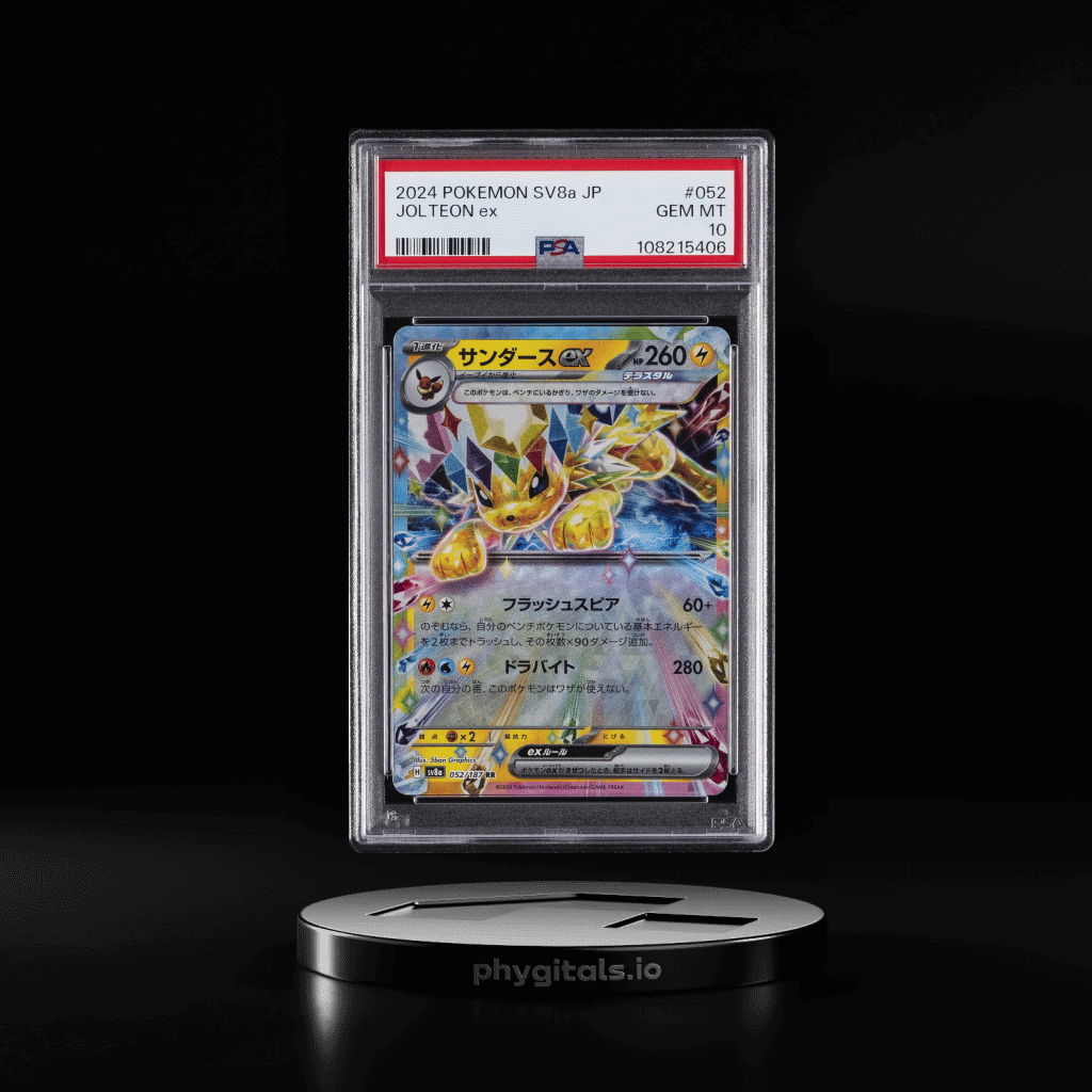 2024 Pokemon Japanese SV Terastal Fest Ex Holo Jolteon ex #52 PSA 10 GEM MINT - Main Image