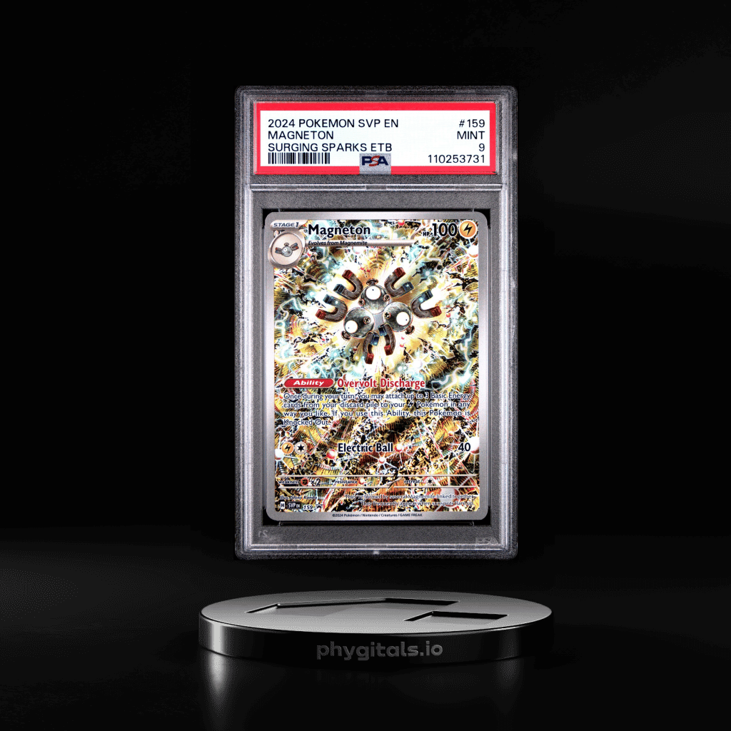 2024 POKEMON SVP EN-SV BLACK STAR PROMO #159 MAGNETON PSA 9 - Main Image