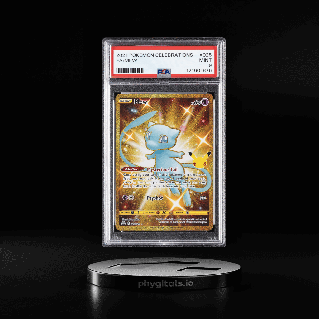 2021 POKEMON CELEBRATIONS #025 FULL ART/MEW PSA 9 - Main Image
