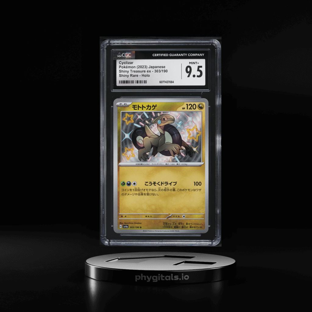 2023 Pokemon Japanese SV Treasure ex Shiny Rare Cyclizar #303 CGC 9.5 MINT+ - Main Image