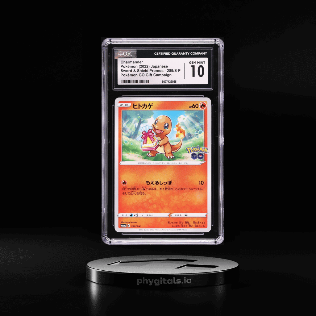 2022 Pokemon Japanese SWSH Promo Pokemon GO Gift Campaign Charmander #289 CGC 10 - Main Image
