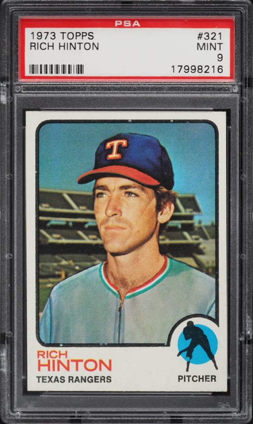 1973 Topps Rich Hinton #321 PSA ...