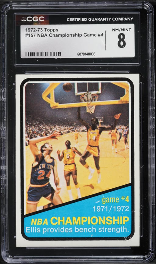1972 Topps Basketball NBA Champi...