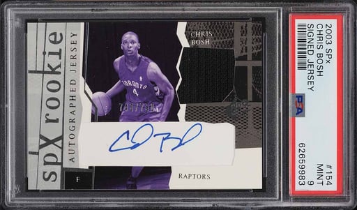 2003 SPx Basketball Chris Bosh R...