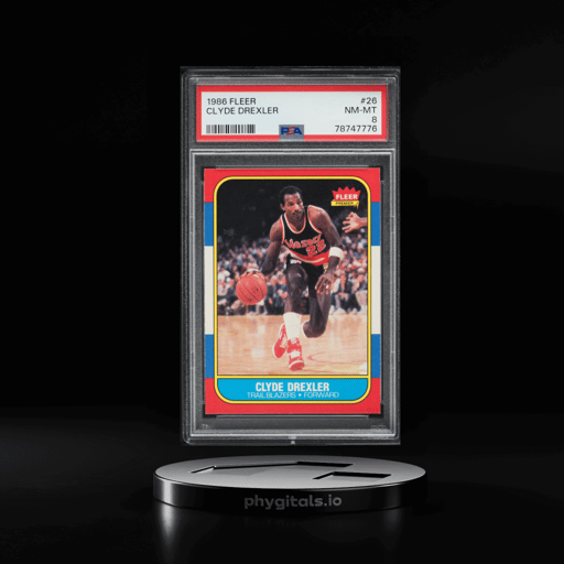 1986 Fleer Basketball Clyde Drex