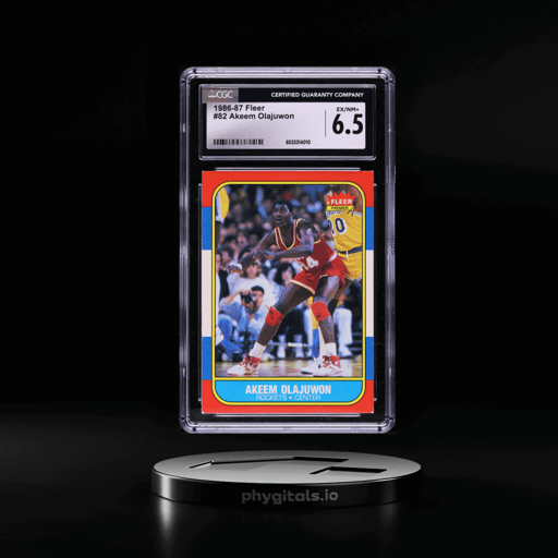 1986 Fleer Basketball Hakeem Ola